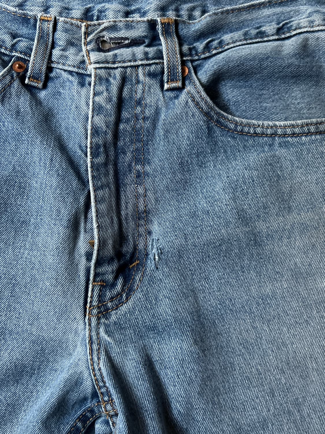 [34]리바이스 505 빈티지 워싱 레귤러 스트레이트 데님 팬츠 상품이미지3