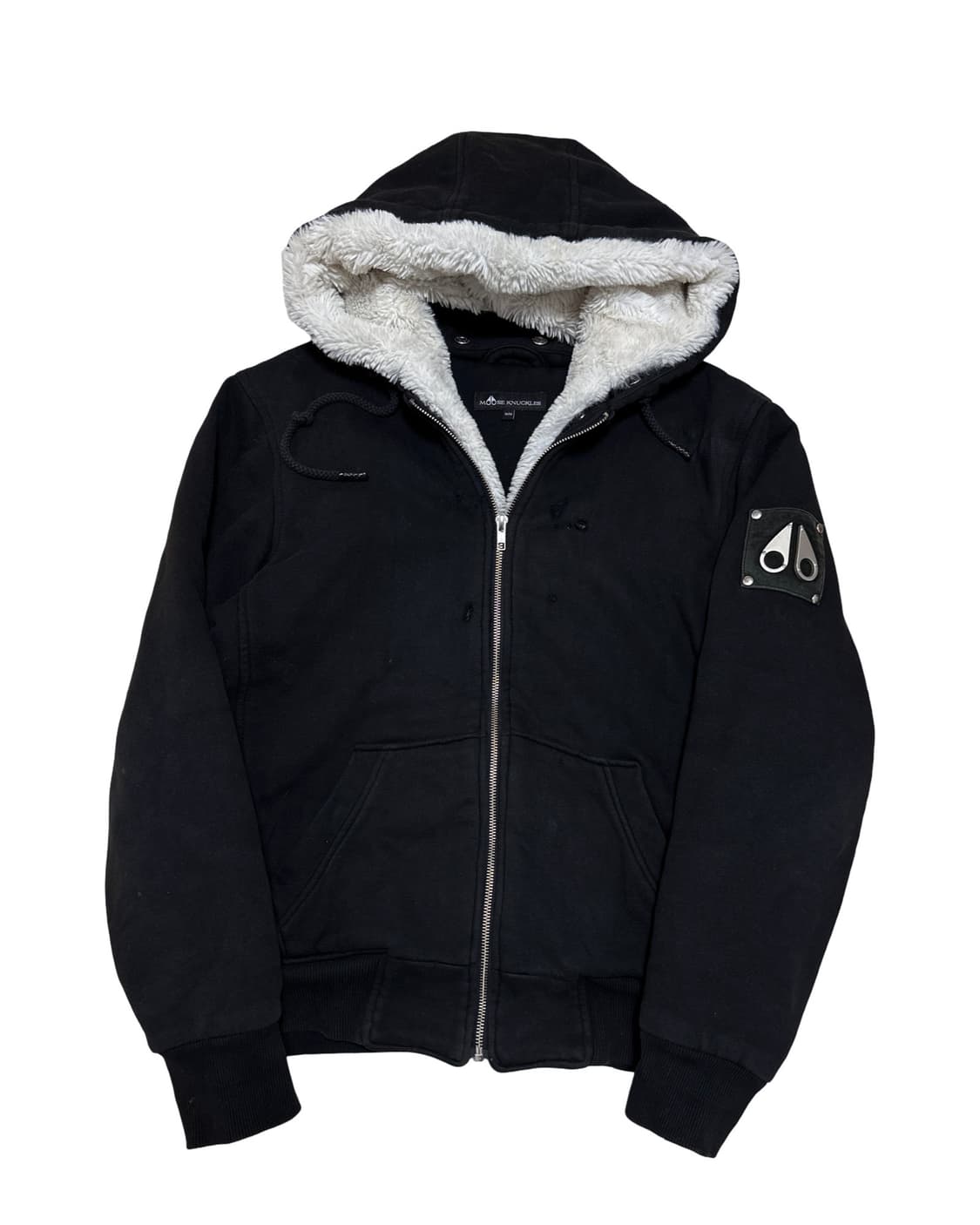 무스너클 버니스웨터 블랙 후드집업 상품이미지1