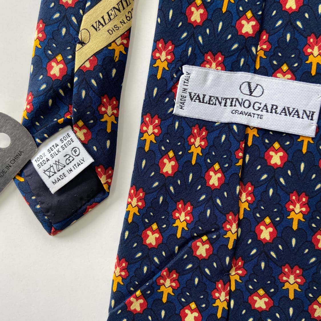 VALENTINO 발렌티노 명품 정품 심플로고 넥타이 상품이미지6