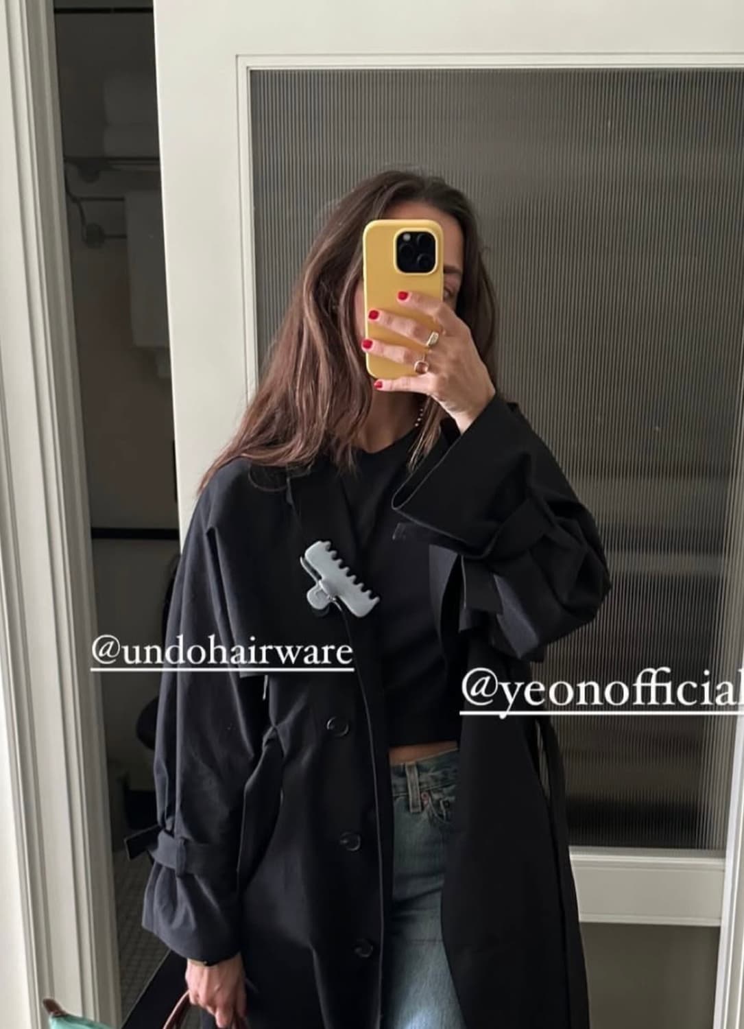 UNDO 헤어 클립 (Pale Blue) 상품이미지4