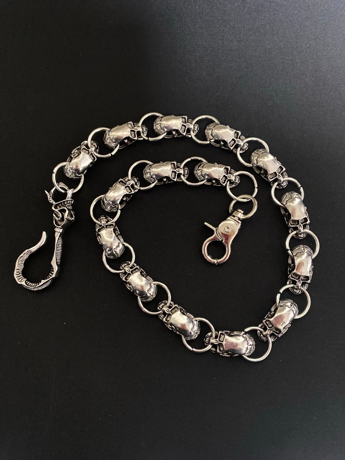 스컬 바지 체인 상품이미지2