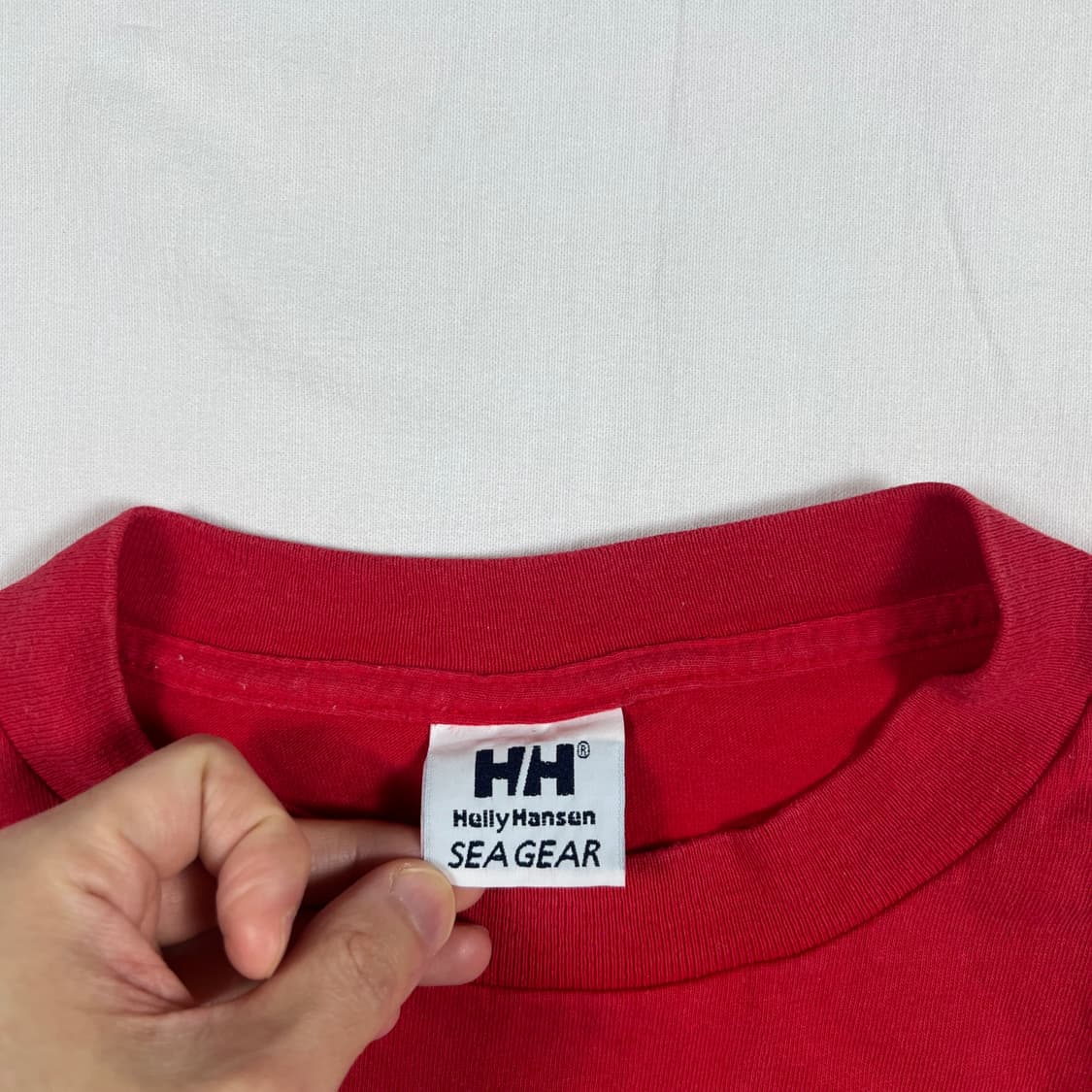 90‘s 헬리한센 sea gear hh 로고 반팔티 상품이미지5