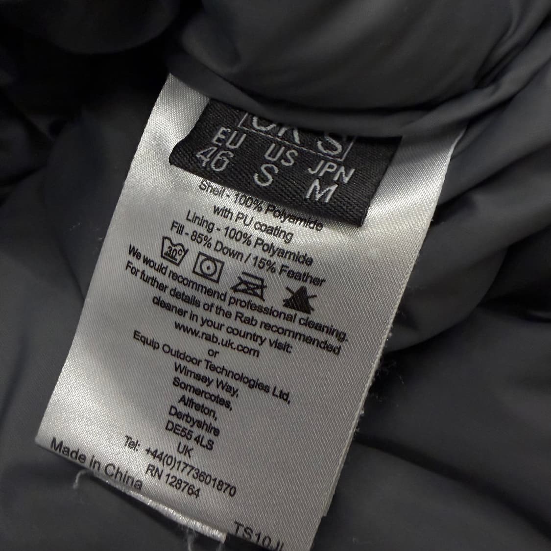 rab 랩 퍼텍스 다운 패딩 m  상품이미지6