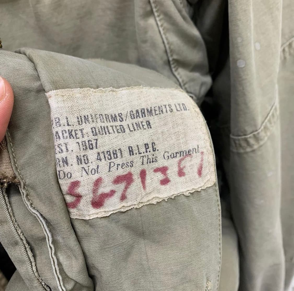 폴로 랄프로렌 카키 와펜 필드 야상자켓 상품이미지9