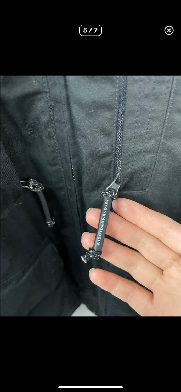 세컨모놀로그 컨템포러리 블랙 크롭 필드 자켓 A3166 상품이미지5