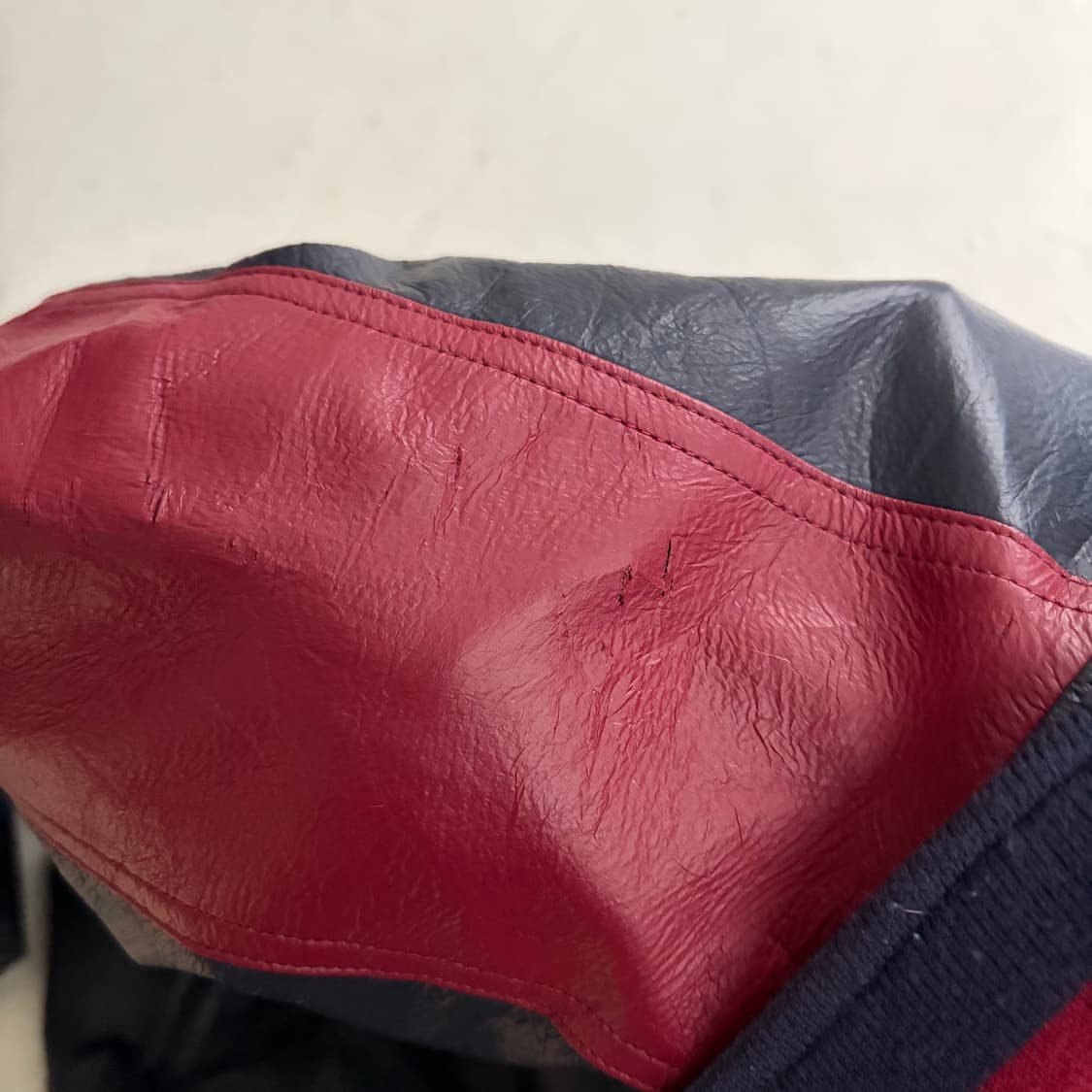 데상트 Kitasaga 빈티지 바시티 자켓 L 상품이미지9