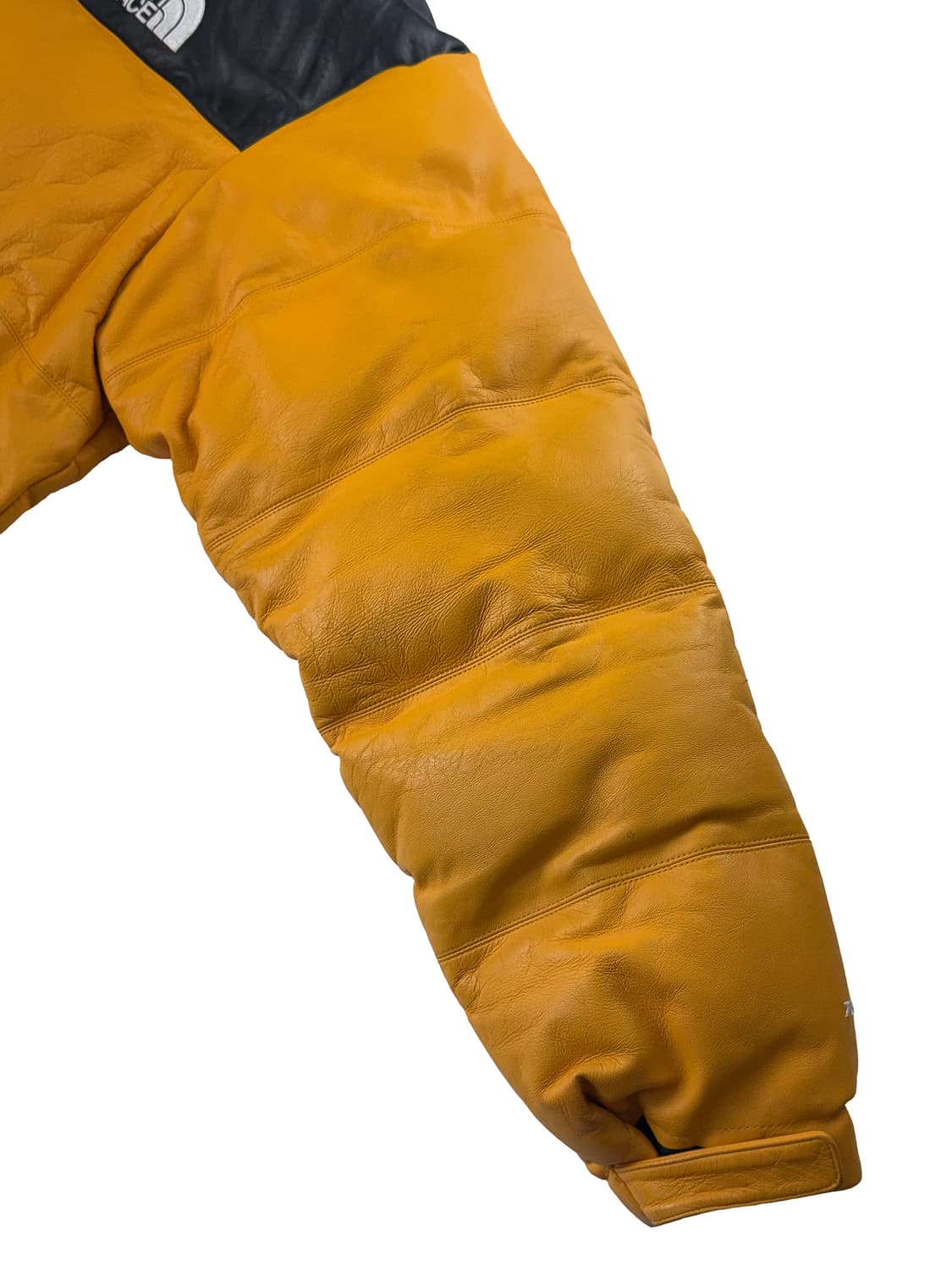 슈프림 x 노스페이스 레더 눕시 자켓 옐로우 상품이미지7