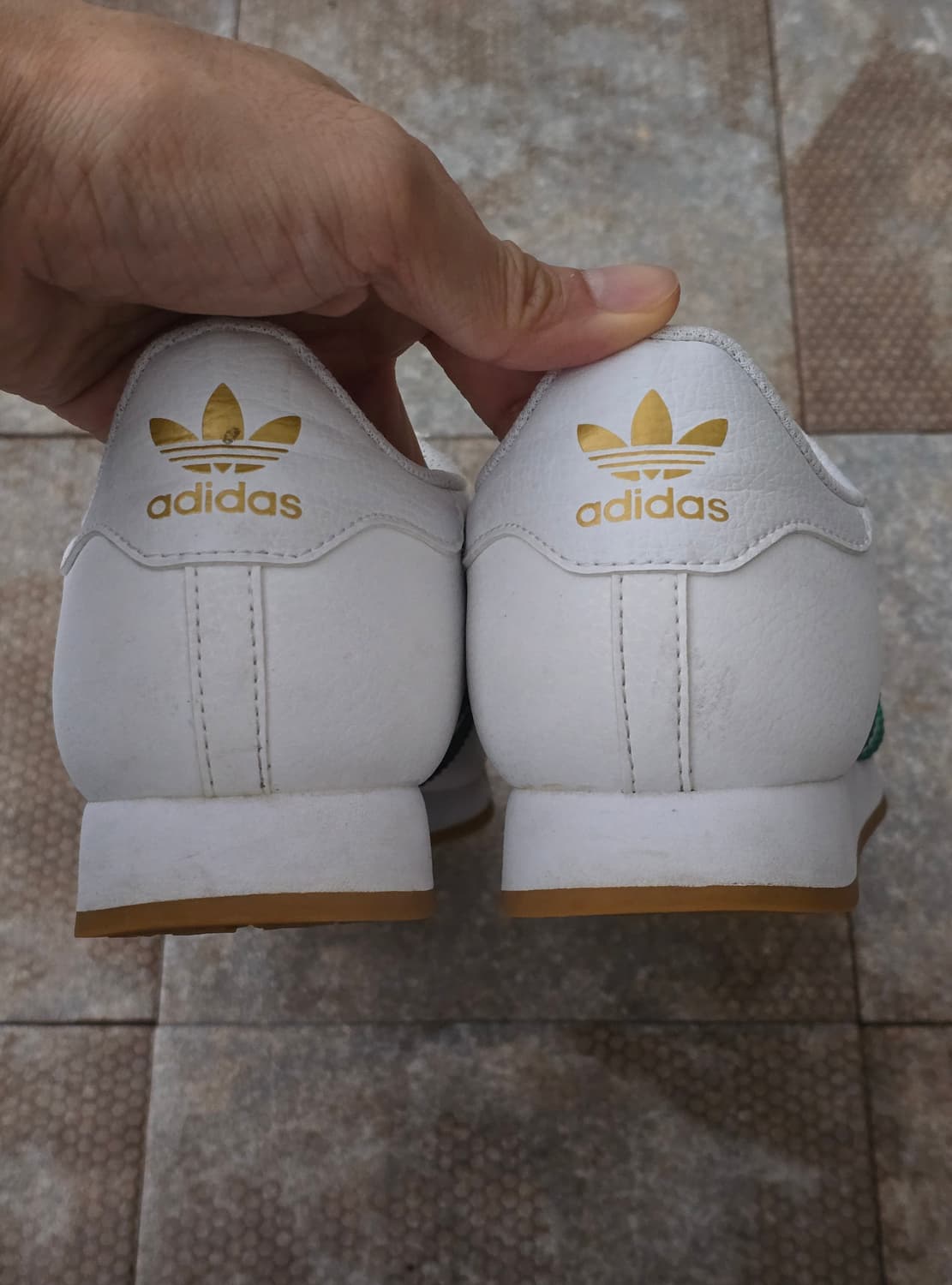 (240)아디다스 사모아 화이트 그린 상품이미지9