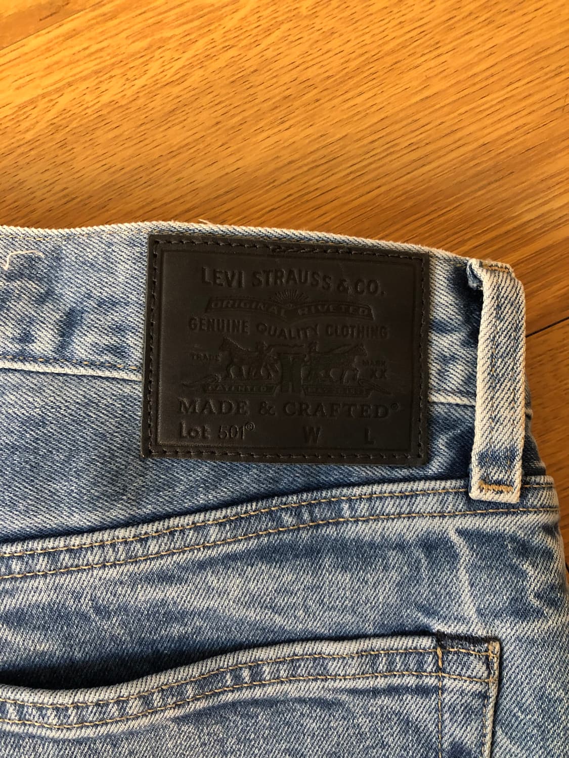 리바이스 메이드 앤 크래프트 501 데님 팬츠 상품이미지10