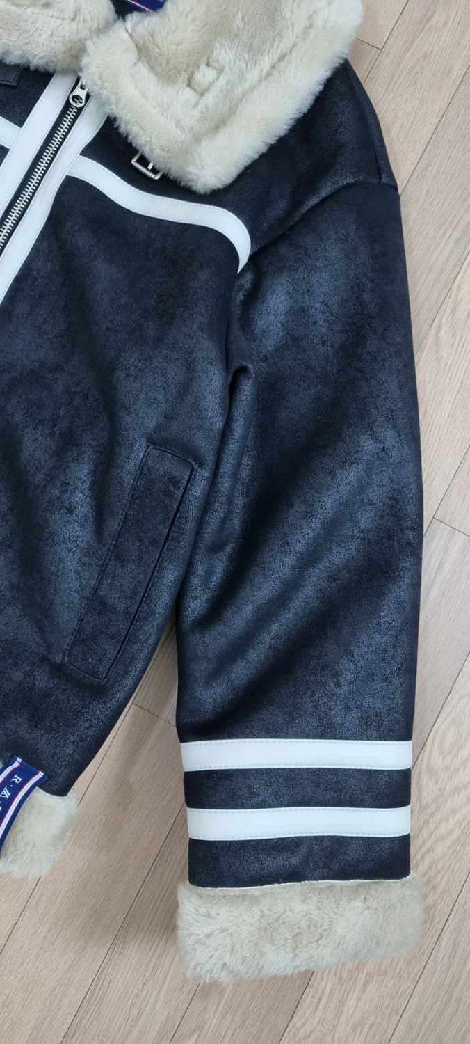 로맨틱크라운 콜드 웨이브 무스탕 자켓 L _ 공용 상품이미지5