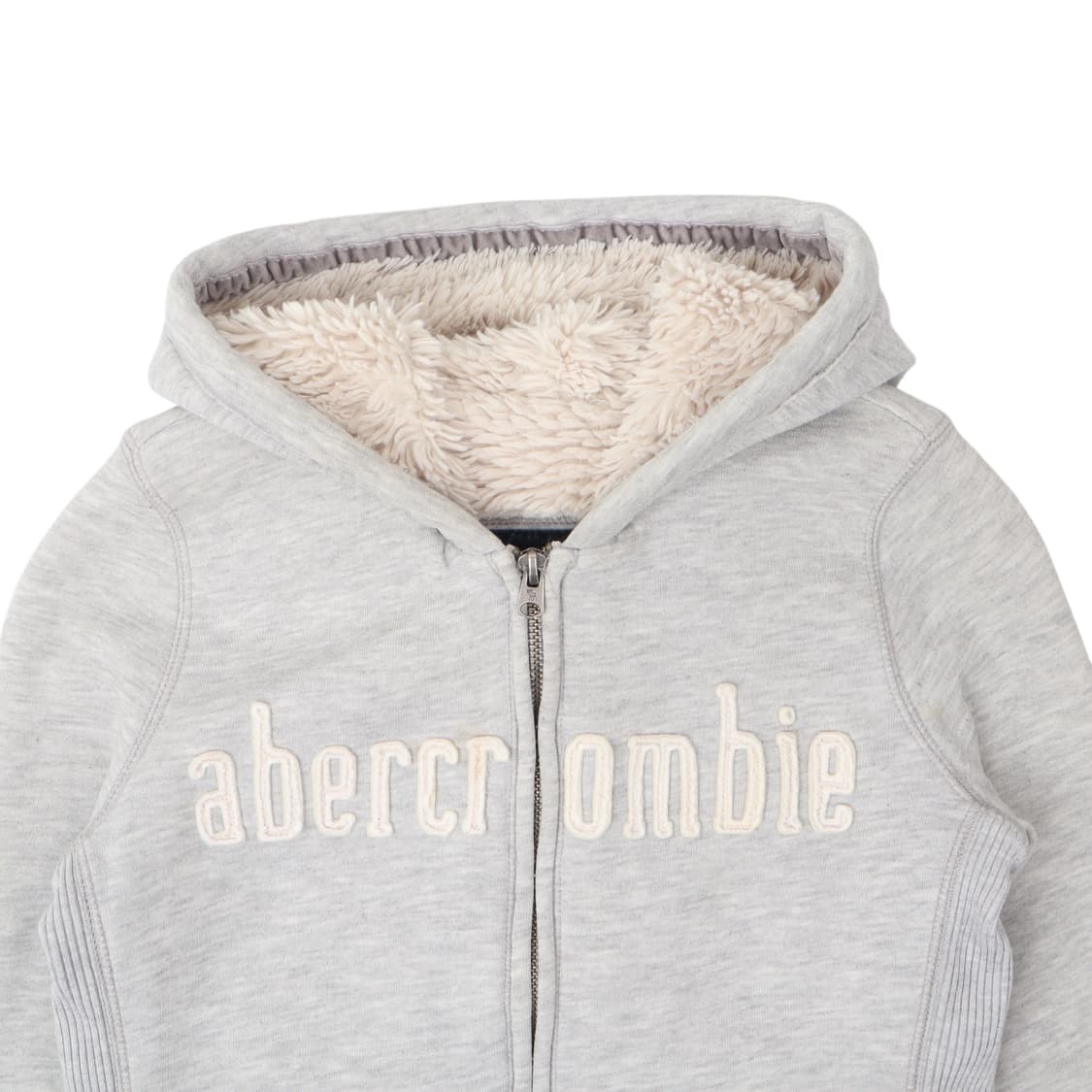 아베크롬비 그레이 쉐르파 후드집업 상품이미지2