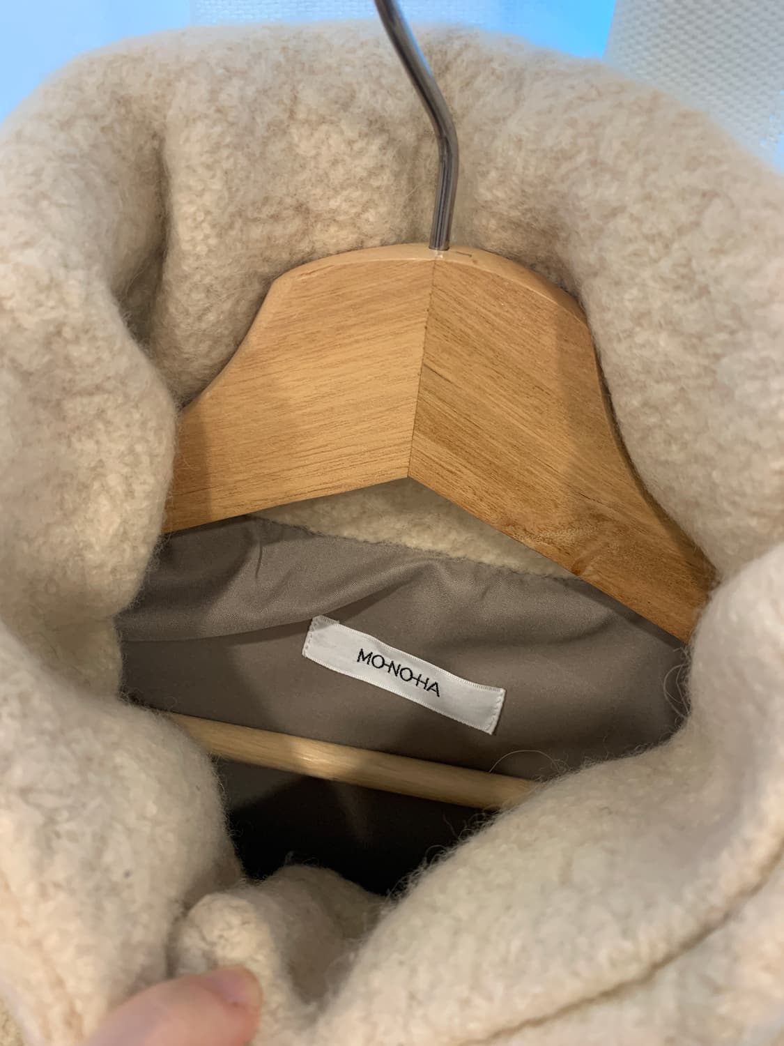 모노하 부클 패딩 구스다운 (정가76만원/필파워) 상품이미지6