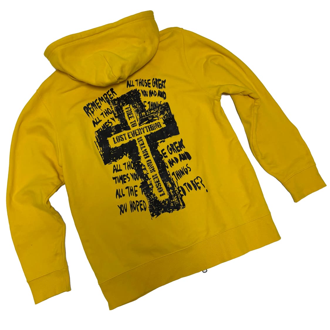 레플라(LEFLAH) 크로스 그래픽 후드 집업 상품이미지1