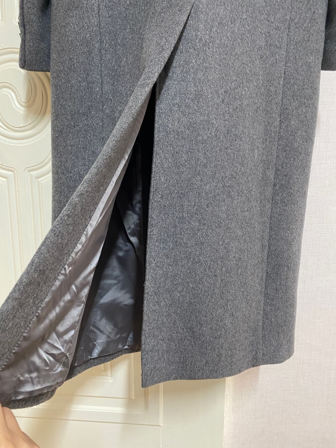 올리브데올리브 하승리, 박하나 착용 울 블렌드 싱글 코트 상품이미지9