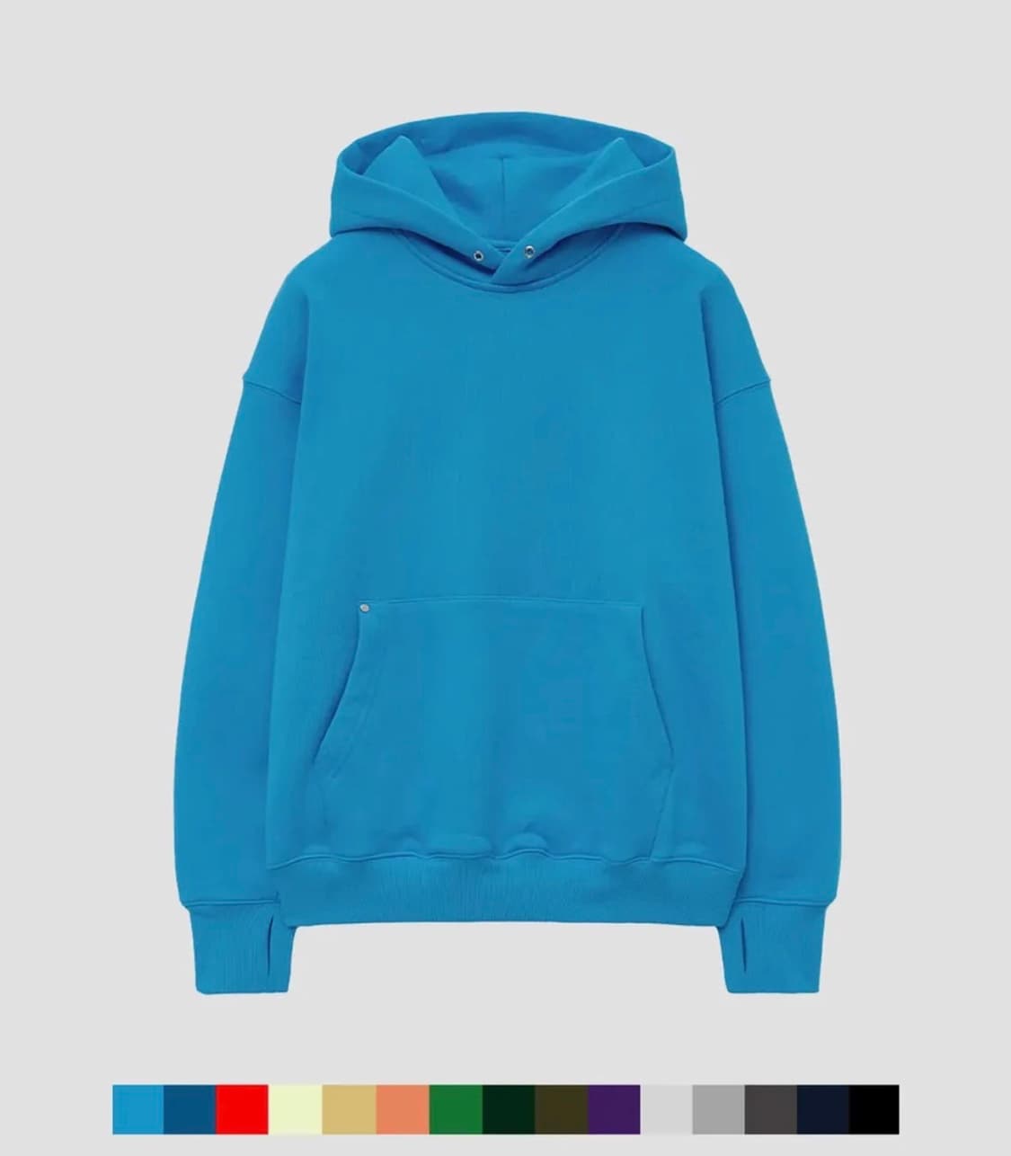 인템포무드 해비 코튼 썸홀 후디 상품이미지1