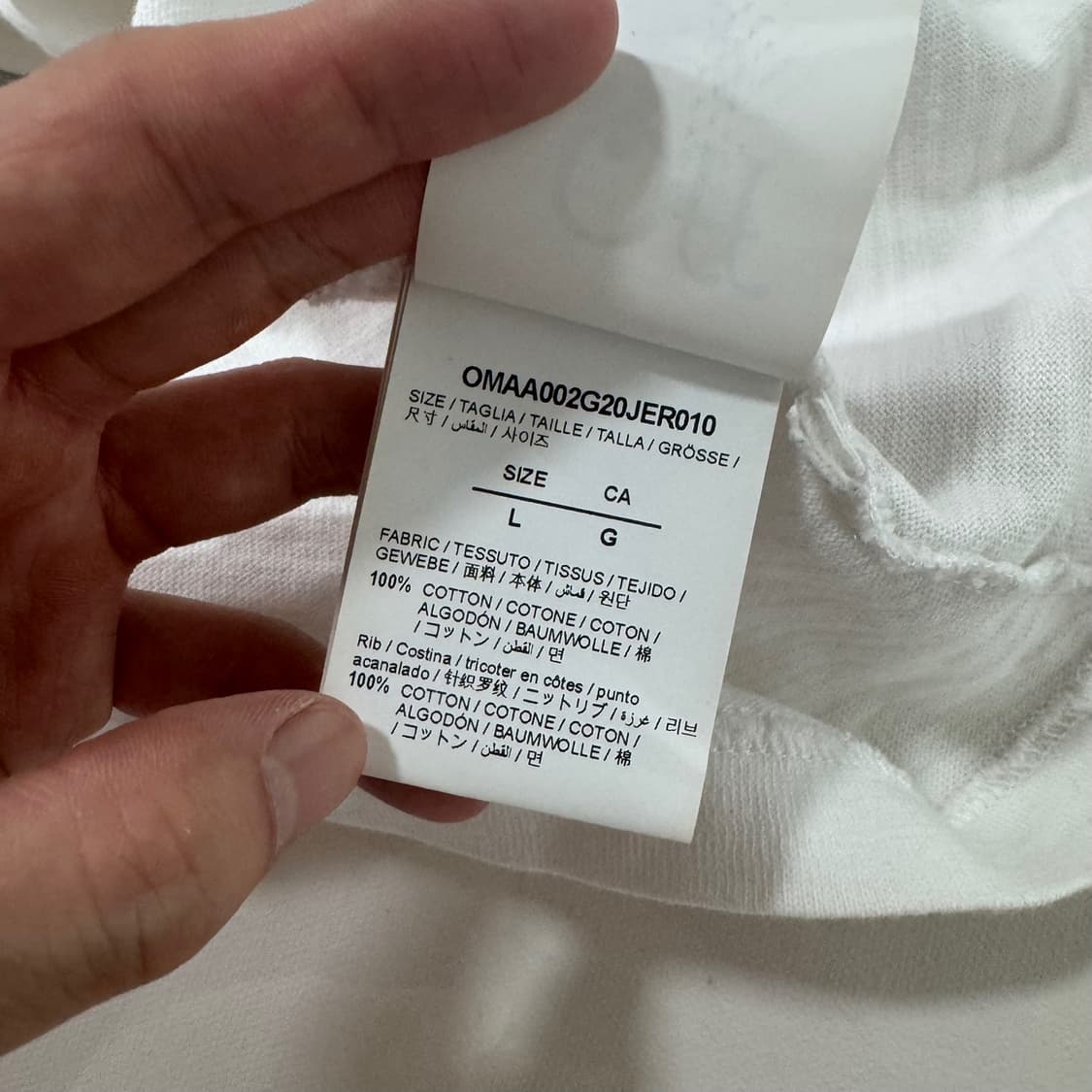정품 오프화이트 오렌지 박스로고 반팔티셔츠 상품이미지6