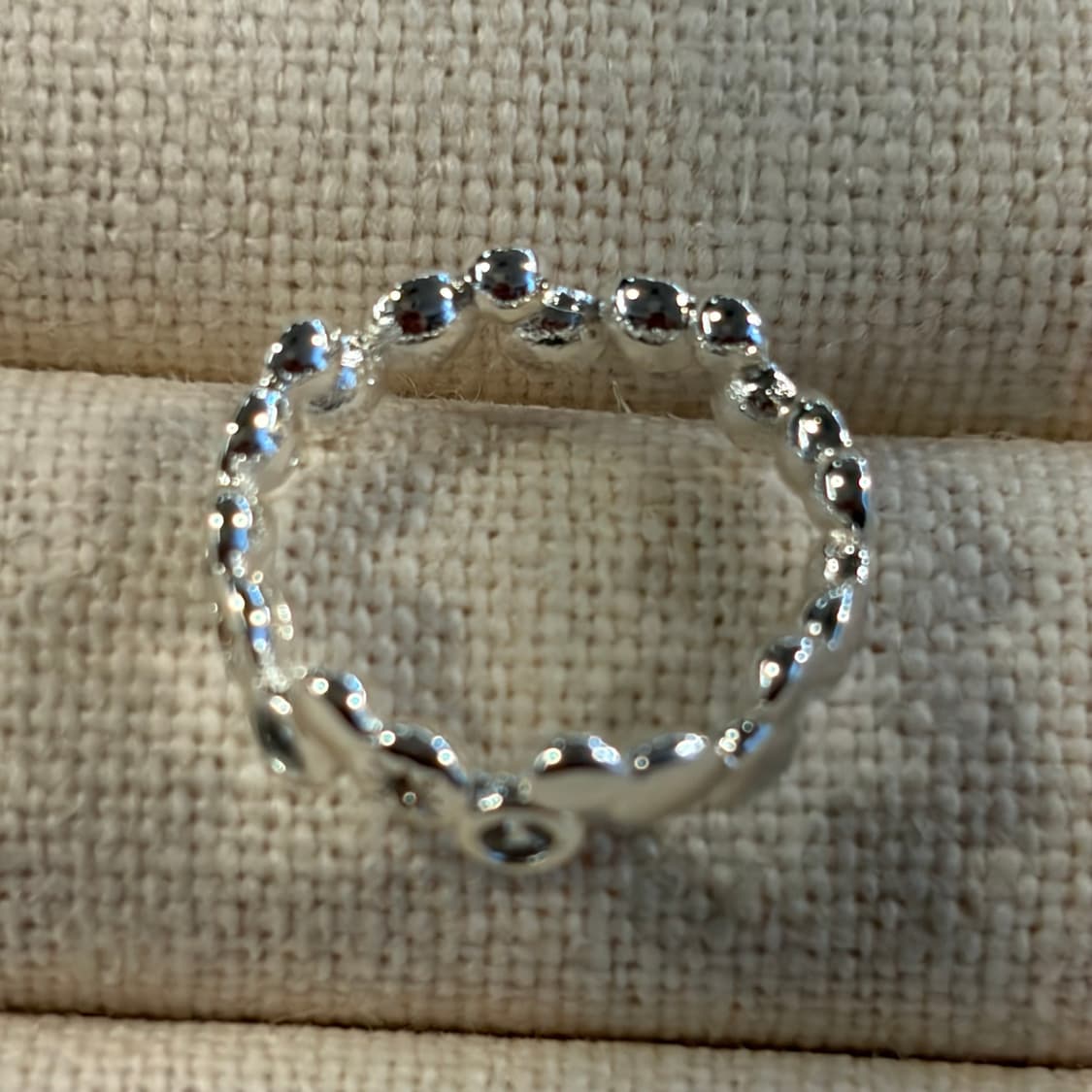 새상품 여성 신주 은도금 투패턴 반지 상품이미지8