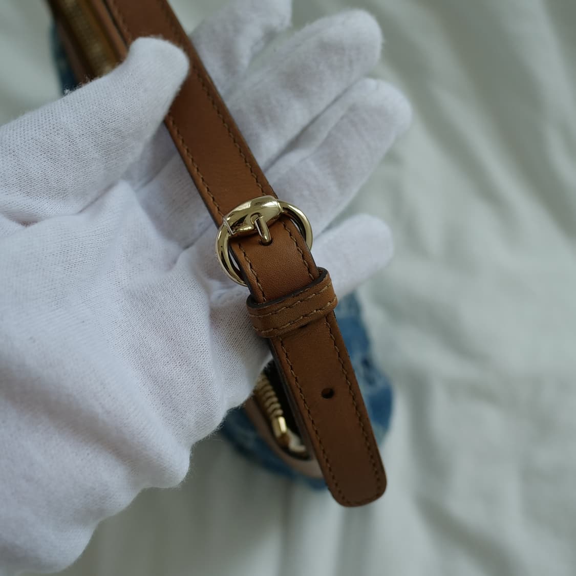 [Gucci] GG Canvas Denim Mini Hobo Bag 상품이미지10