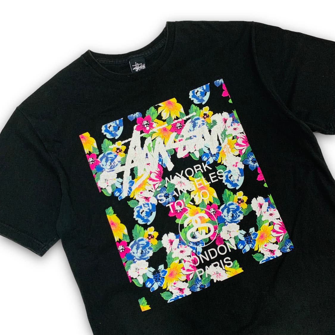 스투시 플라워 월드투어 반팔 티셔츠 상품이미지2