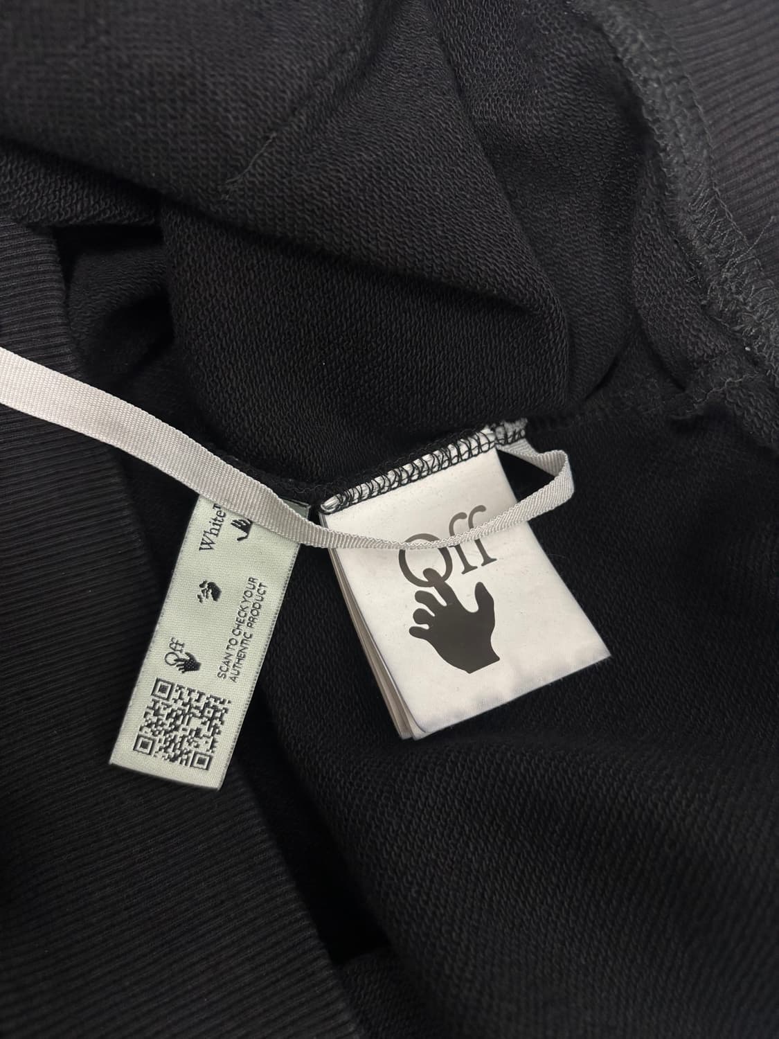 오프화이트 카라바조 코튼 후드 스웻셔츠 M-L 상품이미지7