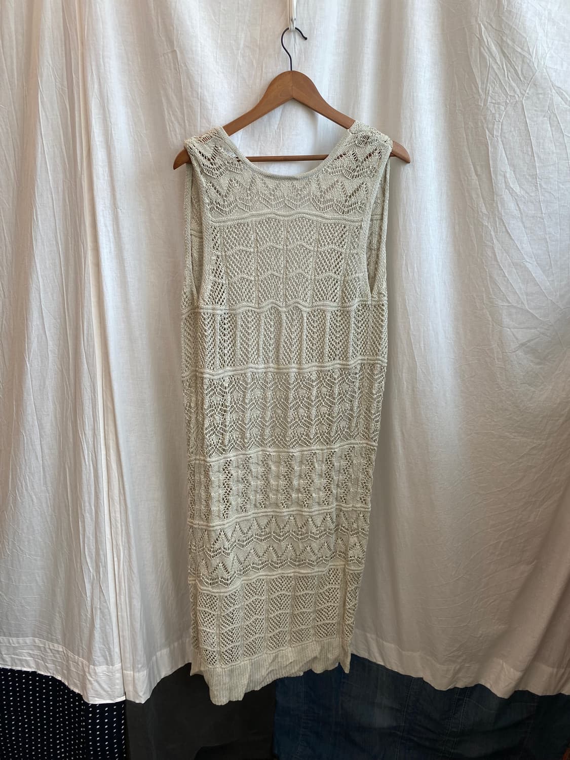 DIRZ 베이지 롱베스트자켓(M) 상품이미지4