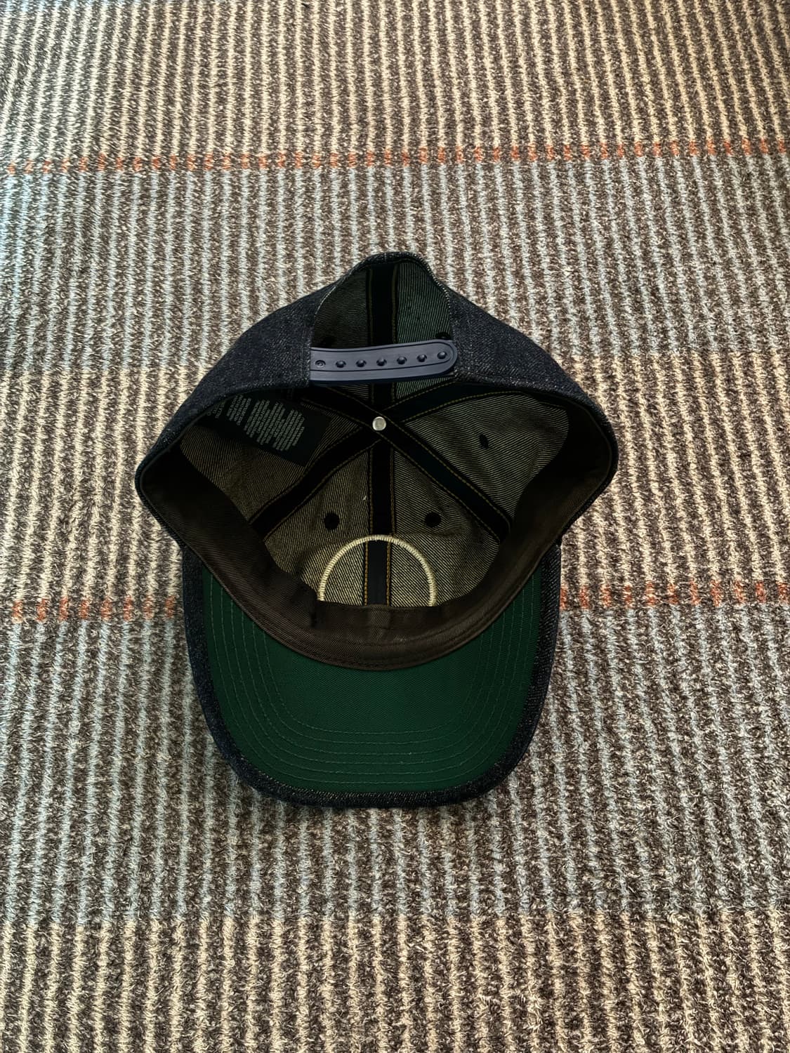 RRL 더블알엘 가먼트 다잉 트윝 볼캡 인디고 데님 상품이미지2