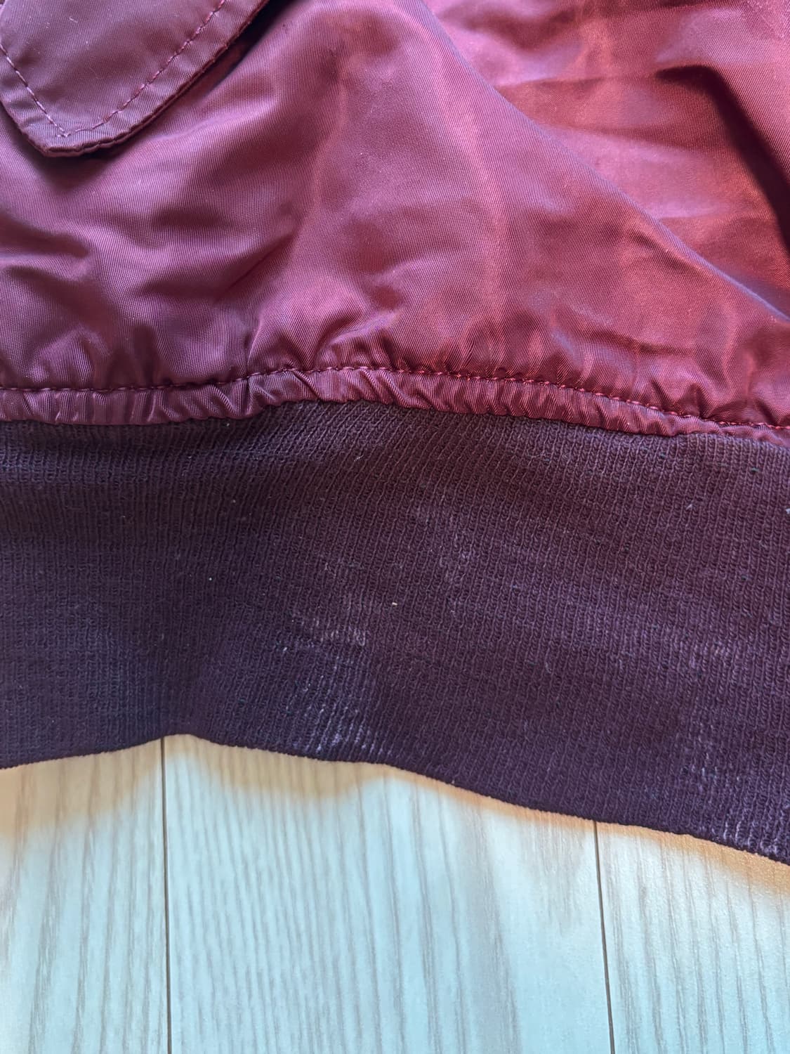 90s usa made ma-1 burgundy 상품이미지6