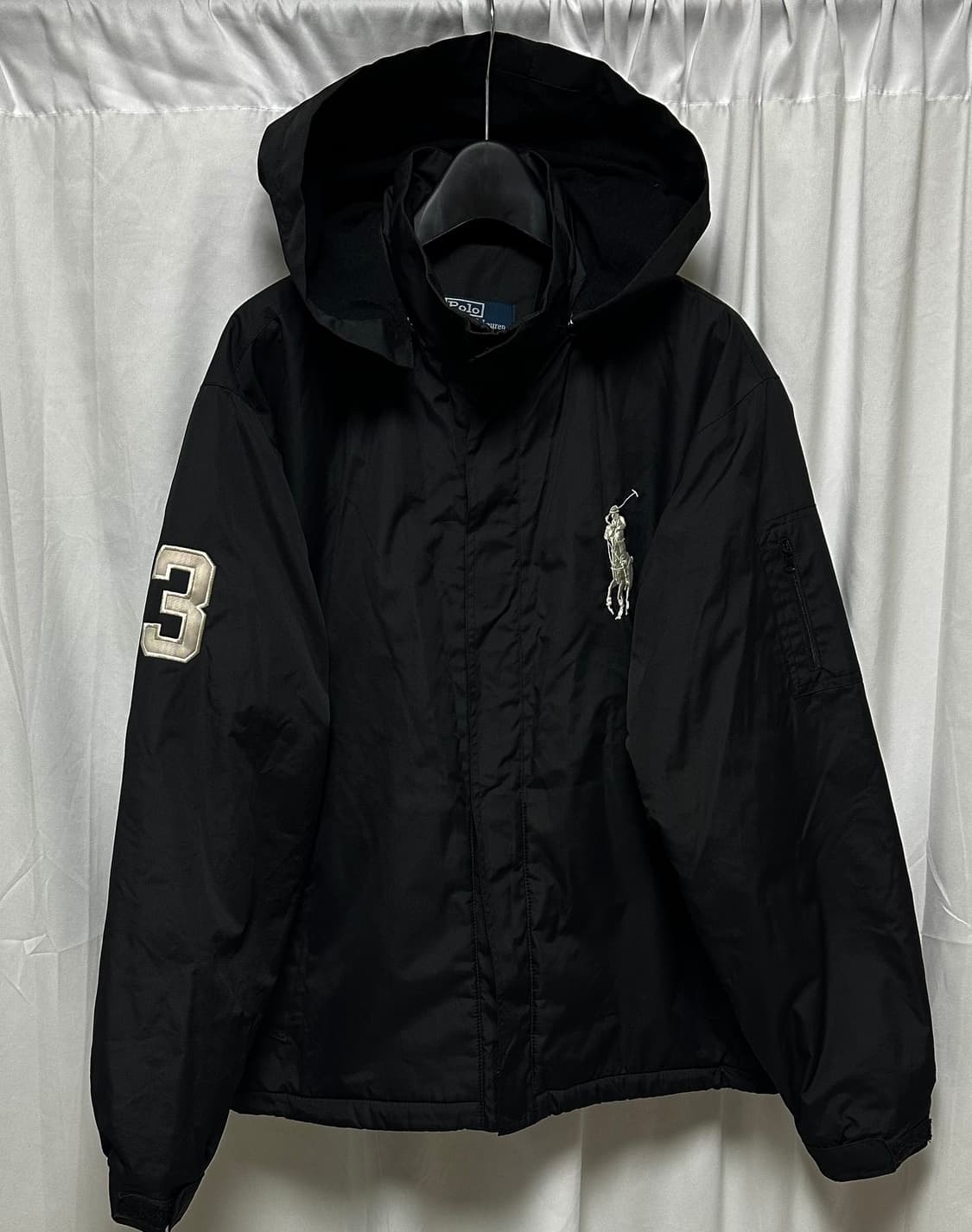 no.146 폴로 랄프로렌 빅포니 윈드브레이커 블랙 상태s급 상품이미지1
