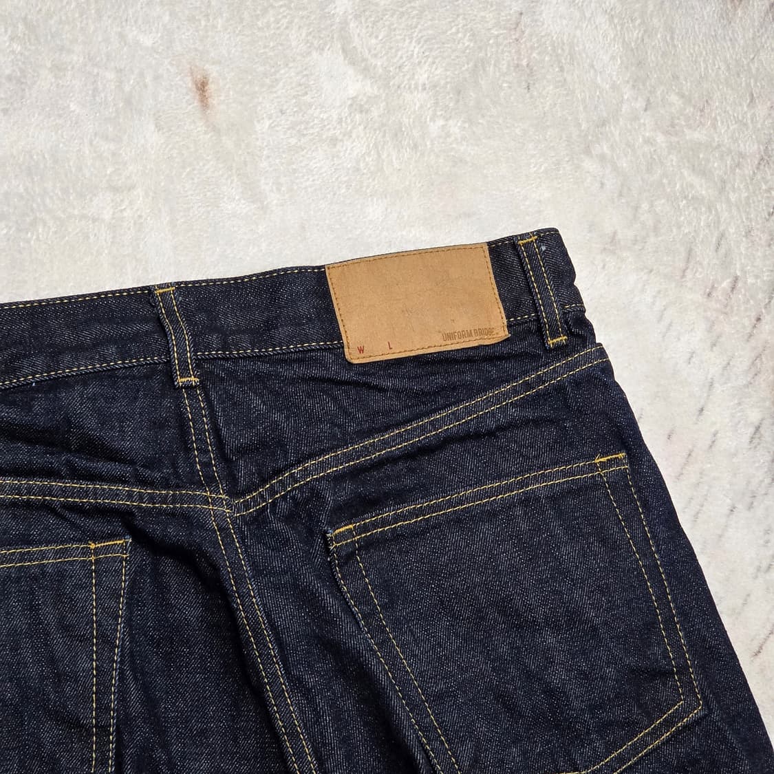 빈티지 생지 셀비지 스트레이트 데님 팬츠 상품이미지5