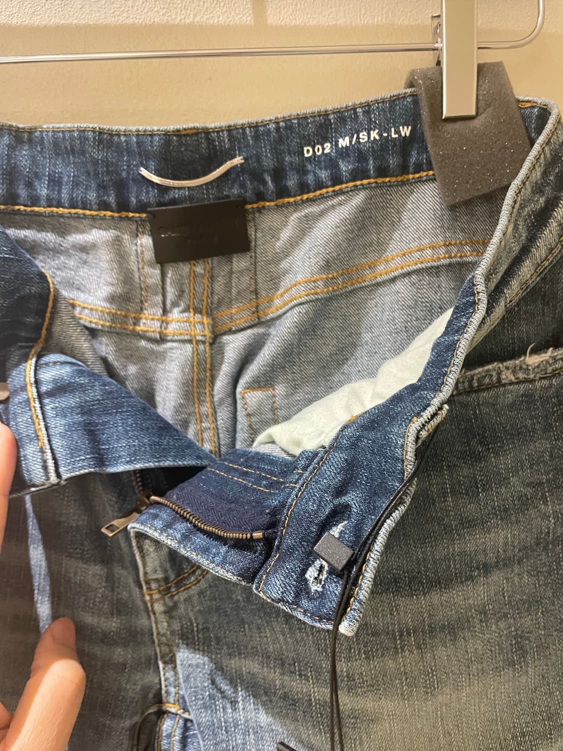 생노랑 청바지 상품이미지4