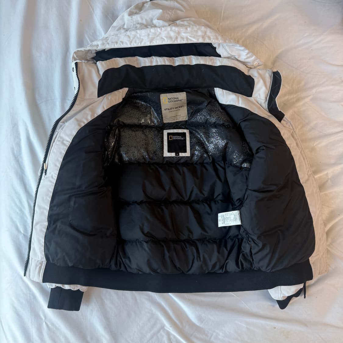 네셔널지오그래픽 숏패딩 구스다운 (M)사이즈 상품이미지4