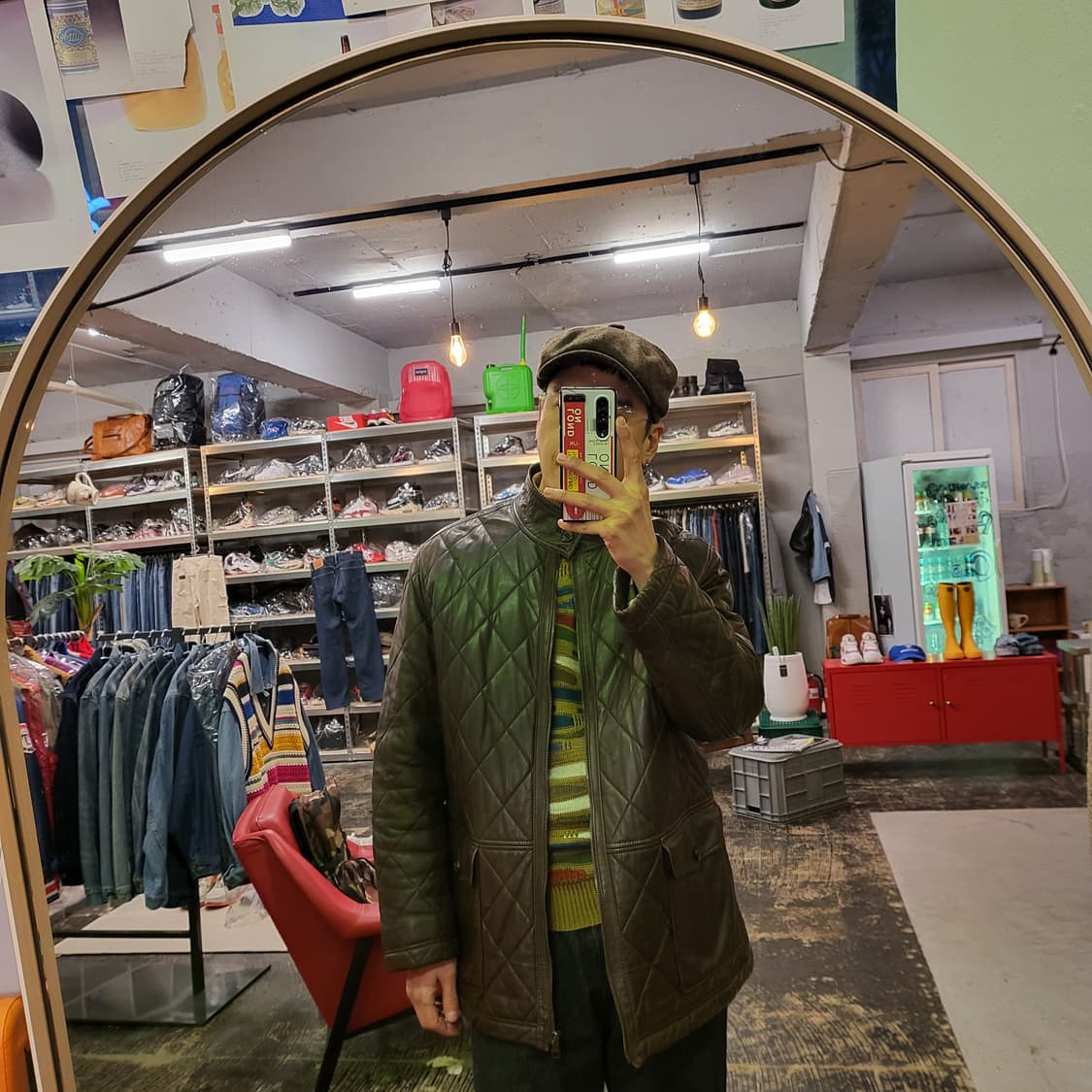 DAKS 닥스 양가죽 퀄팅 자켓 (105) 상품이미지10