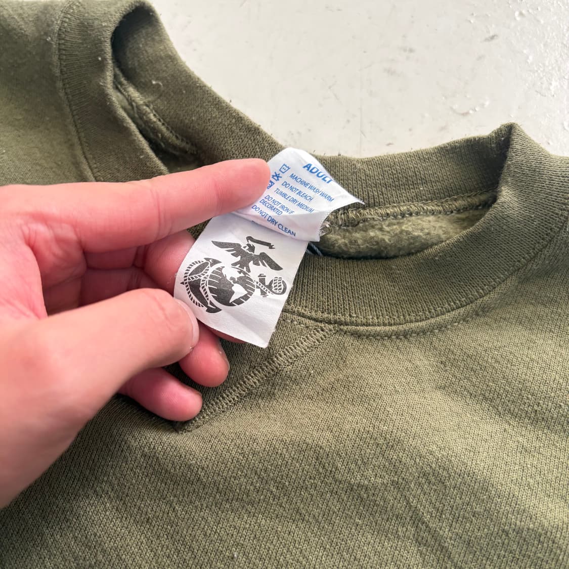 USMC SOFFE OG 빈티지 스웻셔츠 XL 상품이미지7