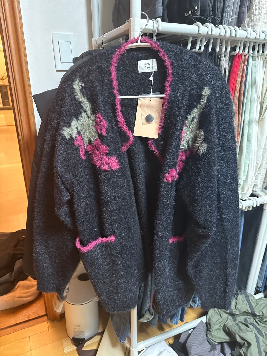 시눈 포도 가디건 새상품 상품이미지2