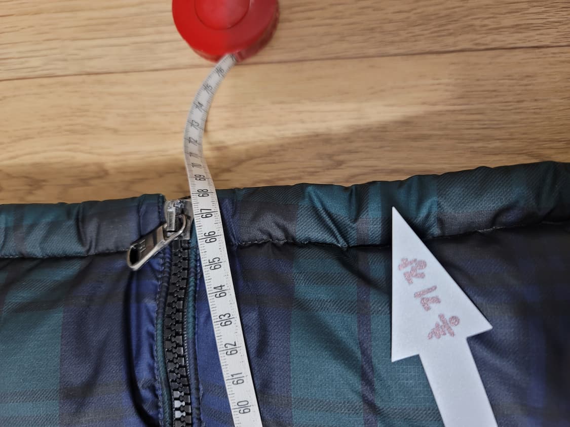 폴로 블랙와치타탄체크 다운베스트 상품이미지4