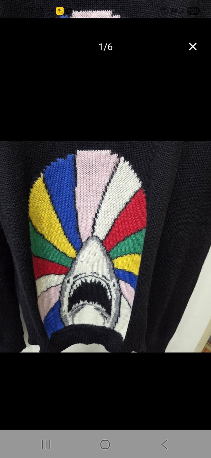 생로랑 샤크 니트 상품이미지1