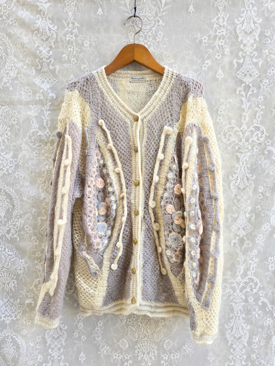 빈티지 모헤어 니트 가디건 상품이미지1