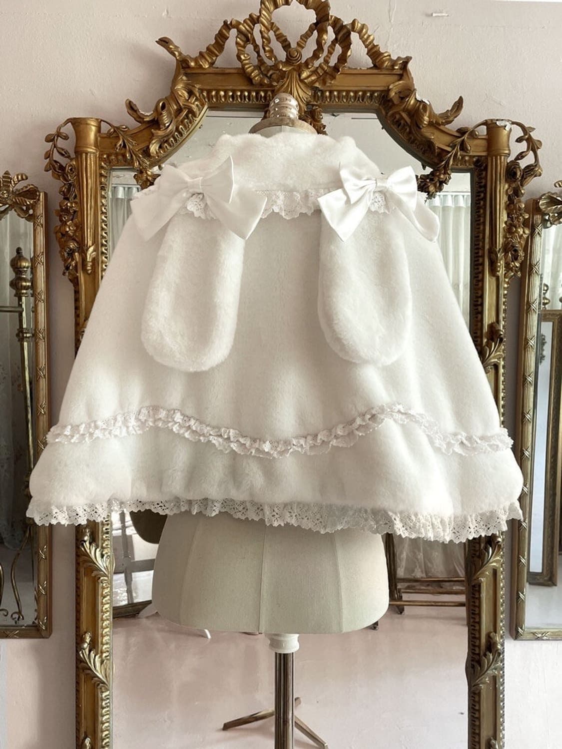 슈슈체리 베이비체리 케이프 망토 화이트 상품이미지2