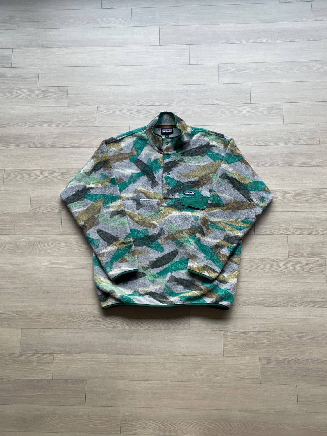 파타고니아 신칠라 연어떼 송어 패턴 rare patagonia 상품이미지1