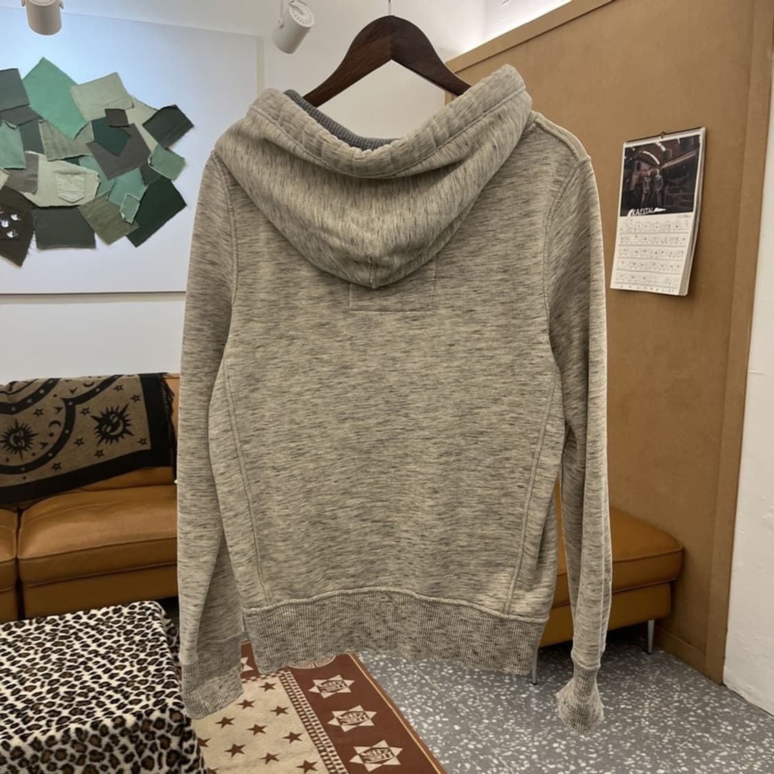 아베크롬비 레트로 Y2K 빈티지 그런지디테일 후드티 S C09742 상품이미지4