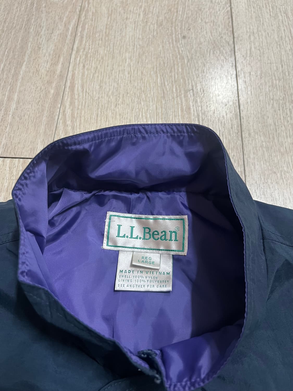 LLbean 엘엘빈 바람막이 봄버자켓 네이비 L 상품이미지2