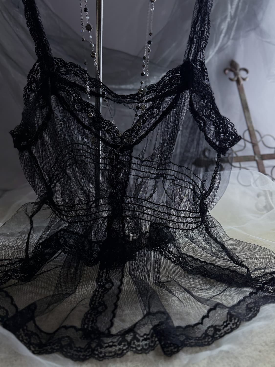 See-through lace sleeveless 0204 상품이미지5