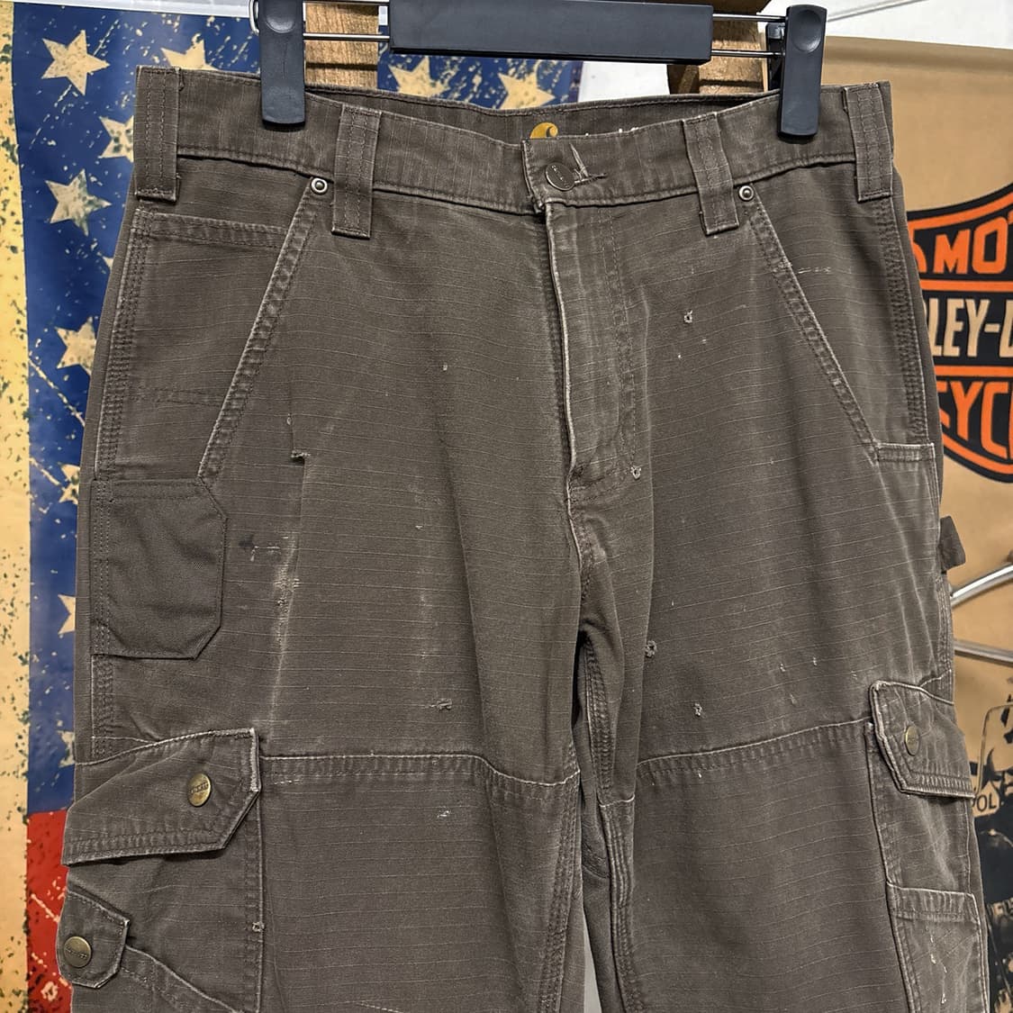 칼하트 오리지널 BDU 립스탑 데미지 카고 워크 팬츠 N698 상품이미지3