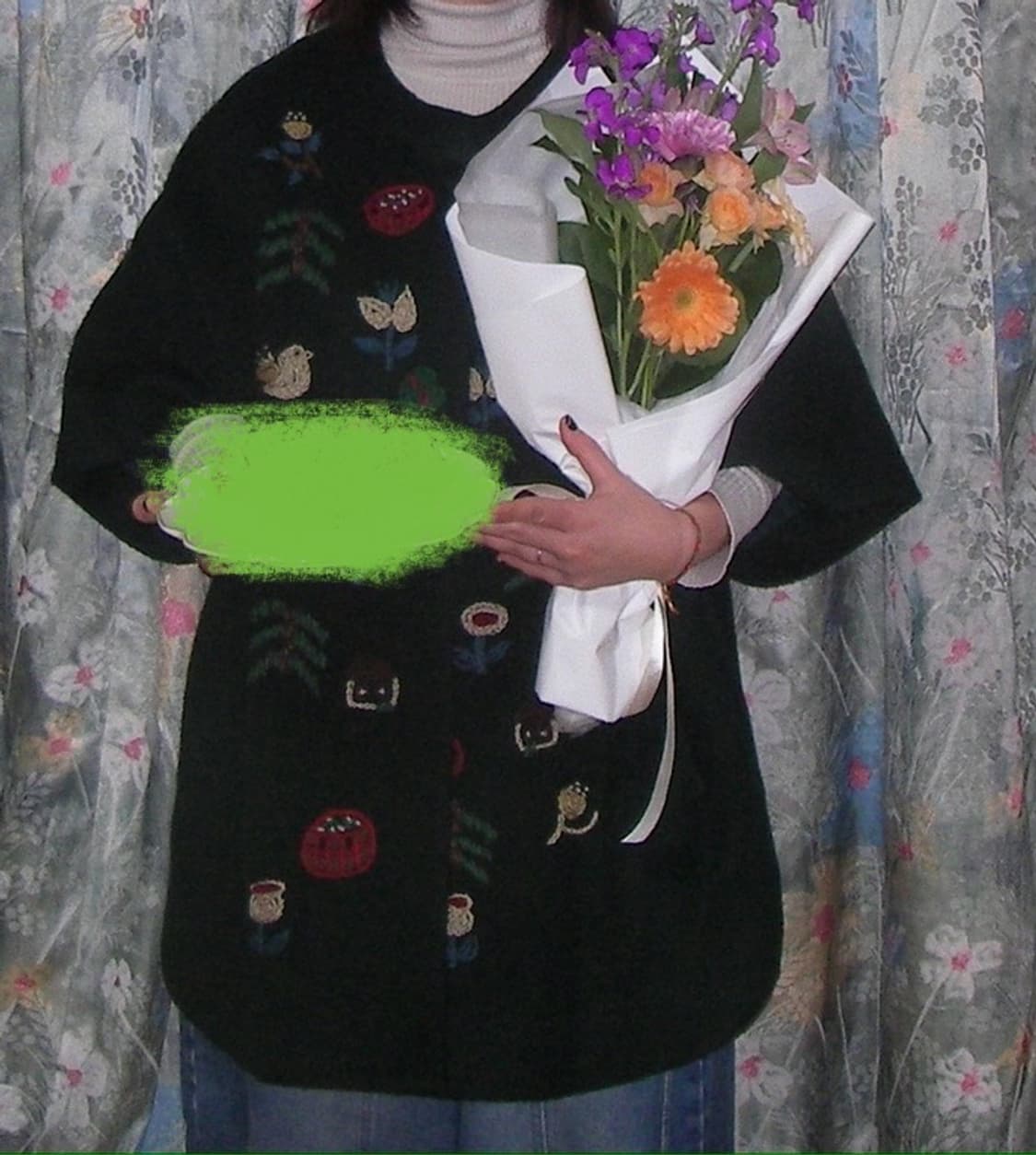 빈티지 자수 코트 상품이미지2