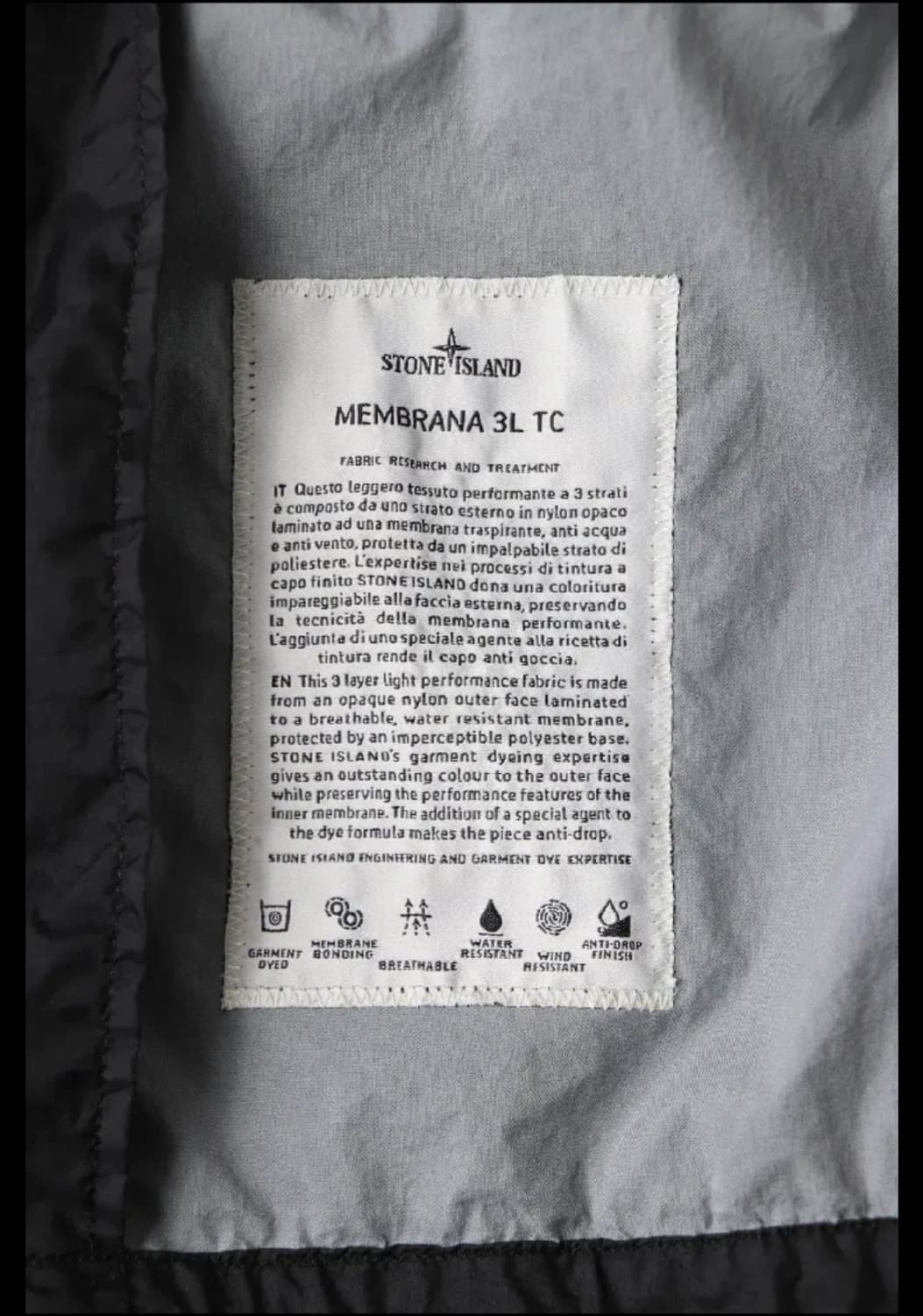 스톤아일랜드 멤브라나 3L TC 상품이미지4