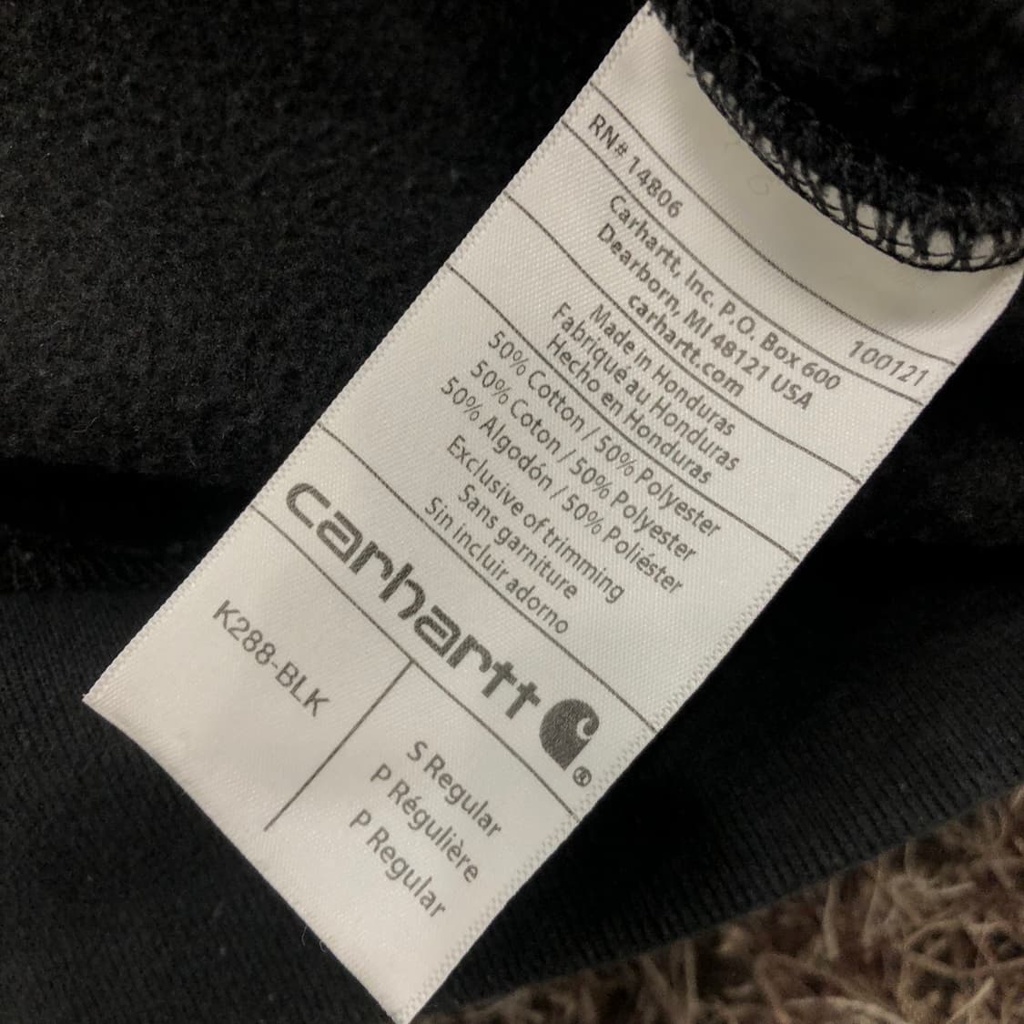 S 칼하트 오버핏 후드티 상품이미지5