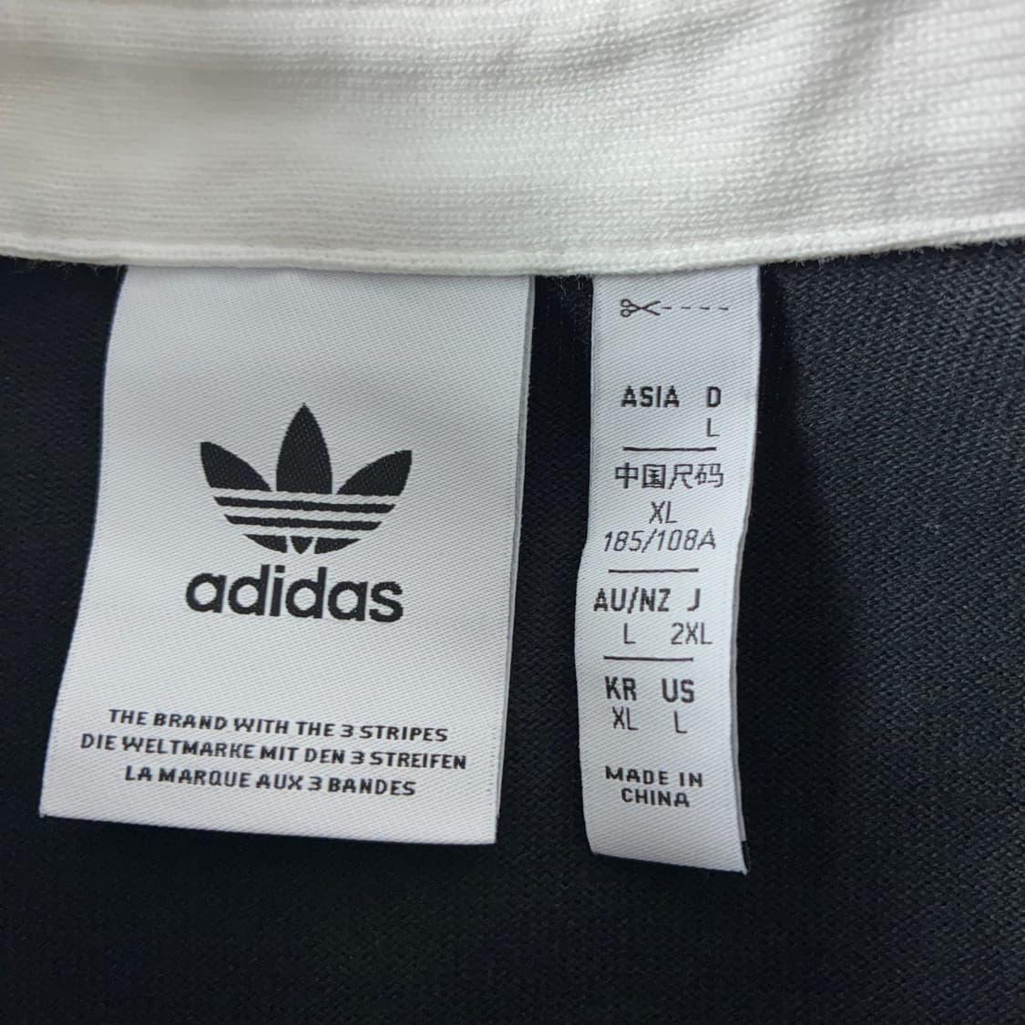 Adidas  아디다스 코튼 파이어버드 블랙 럭비 폴로셔츠  상품이미지4