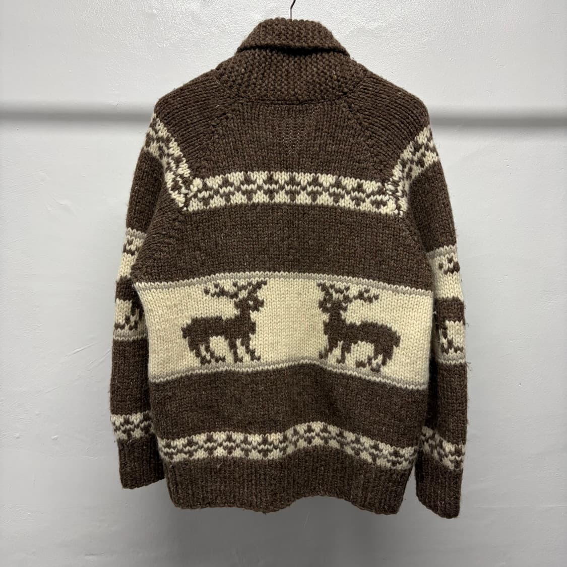 퓨어 울 코위찬 니트 집업 상품이미지2