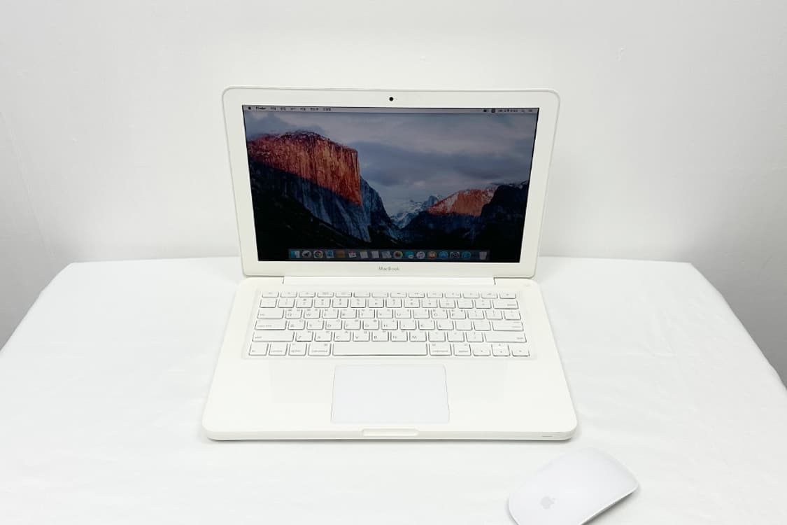 애플 맥북 2008 흰둥이 128G 유니바디 마지막 모델 13인치/인텔C 상품이미지1
