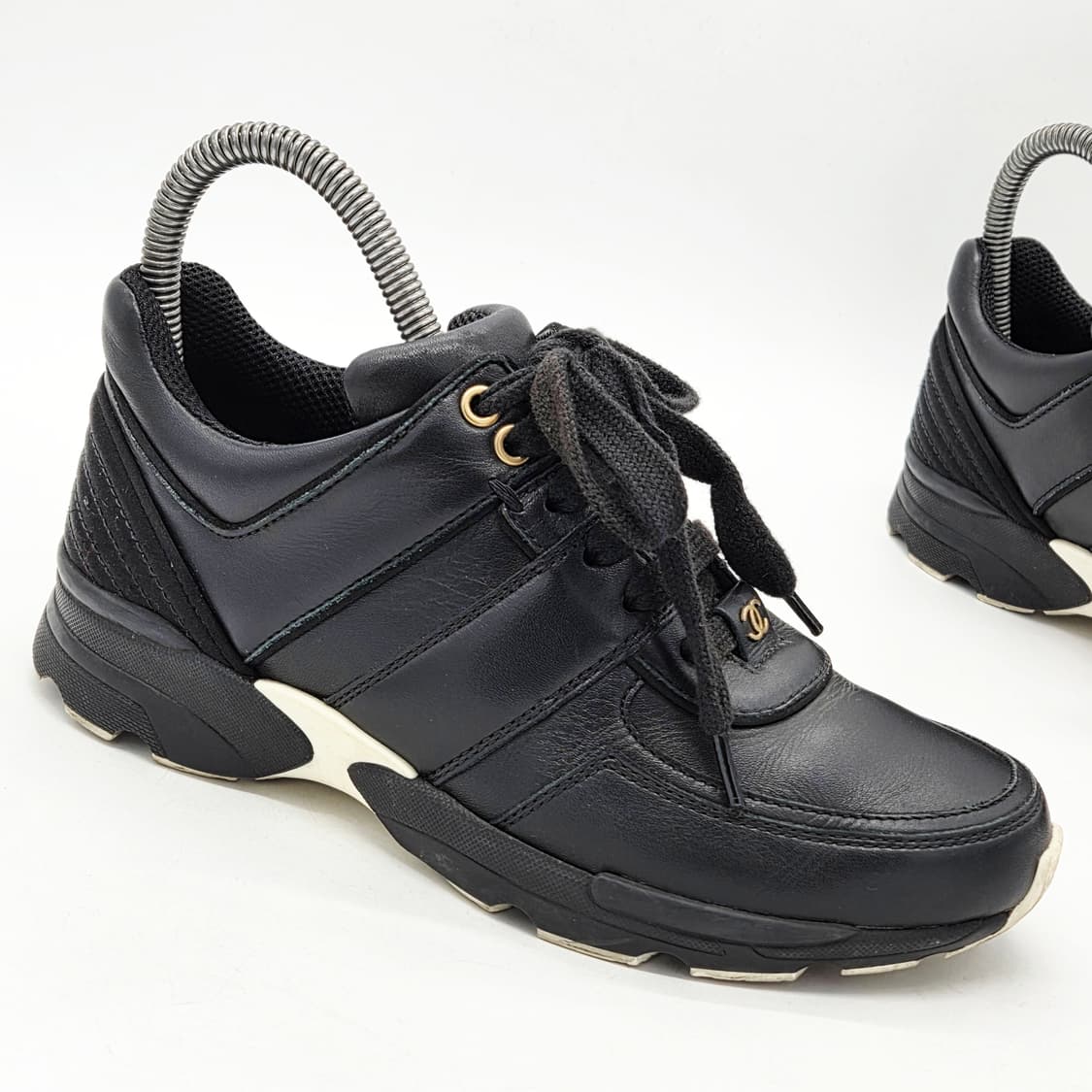 샤넬 우먼스 트레이너 스니커즈 블랙 (35) 상품이미지6